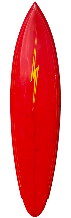 Lightning Bolt Gerry Lopez Rocky Point model surfboard (mid 1970’s)